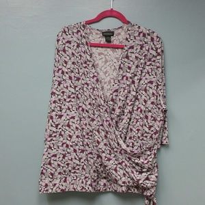 EUC Lane Bryant Blouse 3/4 Length Sleeve